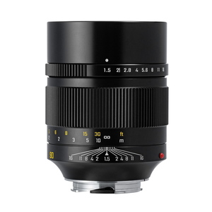 中一光学 SPEEDMASTER 90mm F1.5 ライカMマウント 単焦点レンズ ブラック【直販限定】