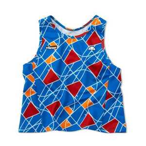 エレッセ GS グランドスラムツアータンクトップ(レディース) L ブルー×プリント #EW021102-BP GS Tour Tanktop ELLESSE 新品 未使用