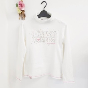 デイジーラヴァーズ DAISY LOVERS XL 165cm タートル 長袖 Tシャツ カラフル ラインストーン 白 ホワイト トップス