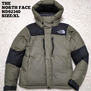 保存袋付属◆THE NORTH FACE◆バルトロライトジャケット ニュートープ XL ND92340/メンズ ノースフェイス バルトロ ダウンジャケット 刺繍