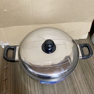 （あ-795）鍋　電磁調整器対応/ 中古現状品