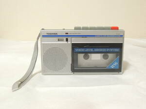 TOSHIBA 東芝 CASSETTE TAPE RECORDER カセットレコーダー KT-P26 ジャンク 中古 9‐3