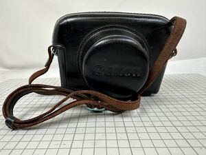 Canon 革ケース キヤノン カメラ キャノン CANON カメラケース レトロ Canonet アンティーク コレクション レトロカメラ カメラ女子 I-80