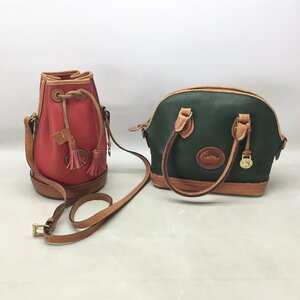 ■DOONEY＆BOURKE ドゥーニー＆バーク オールレザーバッグ 2個セット バケットタイプ/ハンドバッグ 中古品 /1.26kg■