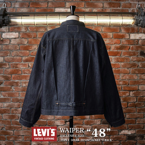 WAIPER別注 T-BACK 1936年モデル LEVI’S 506XX 70506-0028 48 3XL 日本製 ファースト デニムジャケット リジッド Tバック 1st 705060028