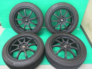 ☆美品☆BLIZZAK VRX2 225/45R18 LM SPORT【18×7.5J+50 5H-114.3】埼玉県発 現物確認OK♪4本set レヴォーグ RX8 オデッセイ ヴェゼル