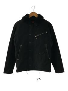 Indian Motorcycle◆N-1 CRUISER JACKET/38/コットン/BLK/無地/IM13373/カスタム有