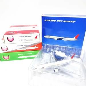 JAL ミニ航空機模型 BOEING 777-300 777-200 767-300 4個セット 80サイズ発送 KK-2871328-208-mrrz