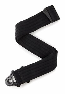 ★D’Addario 50BAL01 BLACK クッション入り PADDED Auto Lock Guitar Strap オート・ロック・ストラップ ダダリオ★新品送料込