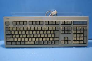 C0493 T* L ＮEC純正キーボード　PC-98　NEC/FC-KB001　CMI-6D23B　ピンコネクター　動作品　中古美品　売り切り