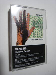 【カセットテープ】 GENESIS / INVISIBLE TOUCH US版 ジェネシス インビジブル・タッチ