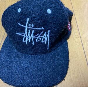 Stussy 80s 90s キャップ 帽子 vintage オリジナル ブラック