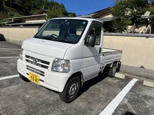 ホンダ　アクティ　軽トラ　美車　内装綺麗　禁煙車　フルタイム4WD 走行52888　エアコンよく効く　タイヤ山アリ　車検６年9月12日