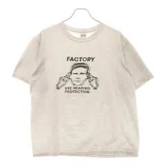 VINTAGE (ヴィンテージ) 80s Factory Peter Saville TEE ピーターサヴィル フロントプリント半袖Tシャツ カットソー グレー