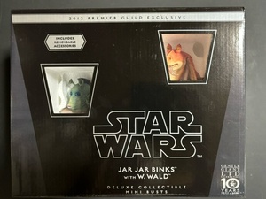 ★GENTLE GIANT★2012PGM EXCLUSIVE★STARWARS★JAR JAR BINKS WITH W.WALD★DELUXE COLLECTIBLE★MINI BUST★