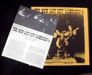 ●US-Folkways RecordsオリジナルMono,w/Booklet!! The New Lost City Ramblers / Vol. 4