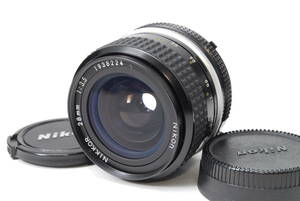 割と良好 ニコン Nikon Ai NIKKOR 28mm F3.5 【1938224】 ♯8906