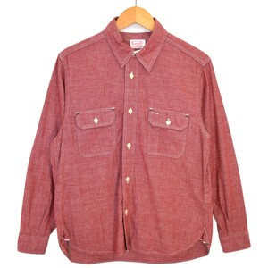 トロフィークロージング TROPHY CLOTHING Harvest L/S Shirt シャンブレーワークシャツ 商品番号:8066000255132