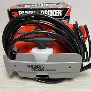 M213 ブラックアンドデッカー　1150W 高圧洗浄機　コンパクトフィット　BLACK＆DECKER 現状品　動作未確認