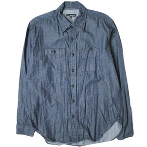 Engineered Garments エンジニアードガーメンツ アメリカ製 Work Shirt - Denim Twill デニムツイルワークシャツ S Indigo 長袖 g19322