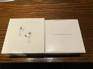 アイフォン　AirPods 第3世代　新品未使用　即日発送　新品　未使用　 イヤホン エアポッズ　 アップル　送料無料