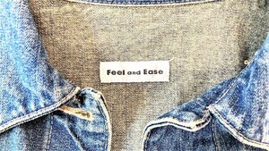 Feel and Ease ジージャン デニムジャケット インディゴ サイズＬ 古着 レディース IＧ-6 20221118