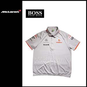 【非売品】2010 マクラーレン・メルセデス F1 支給品 ポロシャツ XL HUGO BOSS★ルイス・ハミルトン バトン 日本GP 
