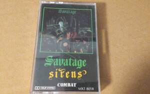 【カセットテープ】SAVATAGEの83年Sirens 輸入盤。