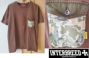 INTERBREED TシャツL~XL 迷彩 カモ柄 /KING OF DIGGIN