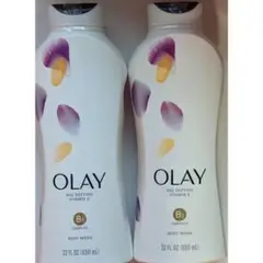 OLAY　オレイ　エイジディファイング　ビタミンE　ボディソープ　2本アメリカ