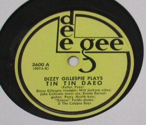 ☆ Jazz 78rpm Dizzy Gillespie Tin Tin Daeo / Birks Works [ US 