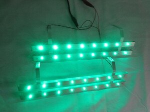 ★タミヤ１/１４★パネルバン専用サイドバンパー★LED１６発★