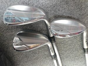 HONMA ツアーワールド TW-W 2024 Chrome クロムメッキ ウェッジ 48°＆54°＆60°/12° 3本セット NS950GH neo (R) 日本仕様 未使用品