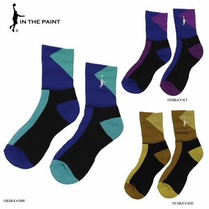 1385631-InThePaint/FREE STYLE SOCKS バスケットソックス フリースタイル/28-3