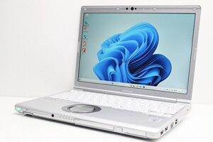 1円スタート ノートパソコン Windows11 WPS office搭載 Panasonic レッツノート CF-SV9 第10世代 Core i5 SSD256GB メモリ8GB カメラ DVD