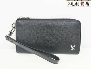 ルイヴィトン LOUIS VUITTON タイガ ジッピー ドラゴンヌ M69409 ノワール L字ファスナー長財布 美品 財布