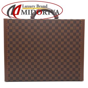 LOUIS VUITTON ルイヴィトン ダミエ プレジデント N53012 トランク エベヌ/251957【中古】