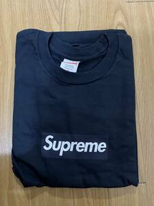 未使用新品　Supreme 20fw BOX LOGO L/S TEE ロンT ネイビー　XL