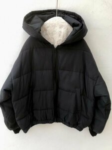 d上着　ジャンバー　黒色　コート　アウター　ショットコレクション　暖かい　ゆったりとした　大人可愛デザイン