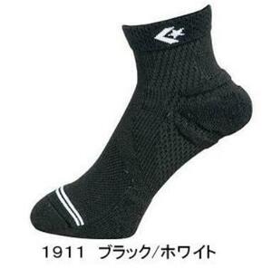 CONVERSE クイックソックス CB171001-1911 ブラック×ホワイト 25-27cm