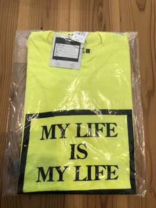 FPAR MY LIFE IS MY LIFE 半袖Tシャツ / GREEN / L グリーン