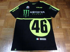 ★Valentino Rossi VR46 ブイアール46〓MONSTER ENERGY Tシャツ〓S 新品 税込み定価 7480円