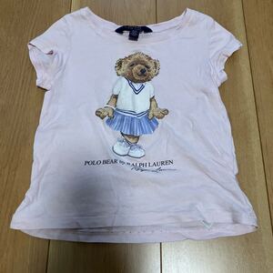 【中古】POLO RALPH LAUREN ポロ　ラルフローレン　Tシャツ サイズ110 女の子