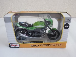 【未展示】 Maisto 1/12 Kawasaki Z900RS Cafe カワサキ ビンテージライムグリーン ダイキャスト ミニカー フィギュア マイスト 完成品