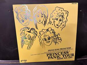 プリンセス・プリンセス/PRINCESS PANIC TOUR HERE WE ARE 1988/CBS/SONY 68LH186 LD