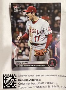 Shohei Otani - 2022 MLB TOPPS NOW Card #74