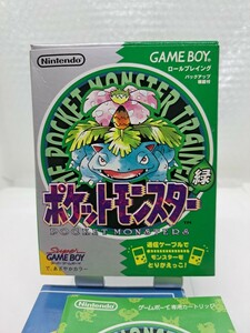 【美品・箱説付き◆GB ポケットモンスター 緑 グリーン ポケモン 他にも出品中、※匿名・同梱可 】ゲームボーイ/U3