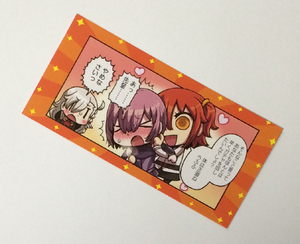 Fate/Grand Order マンガで分かる！FGO 1&2 ポストカード ブックマーカー付 TYPE-MOON 即決有