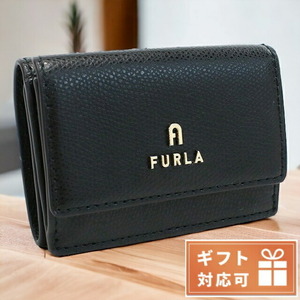 フルラ 三折財布小銭入付き レディース ブランド FURLA レザー WP00318 NERO ブラック 財布