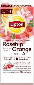 リプトン ヘルシースタイル ローズヒップ・オレンジティー ティーバッグ 10袋×6個